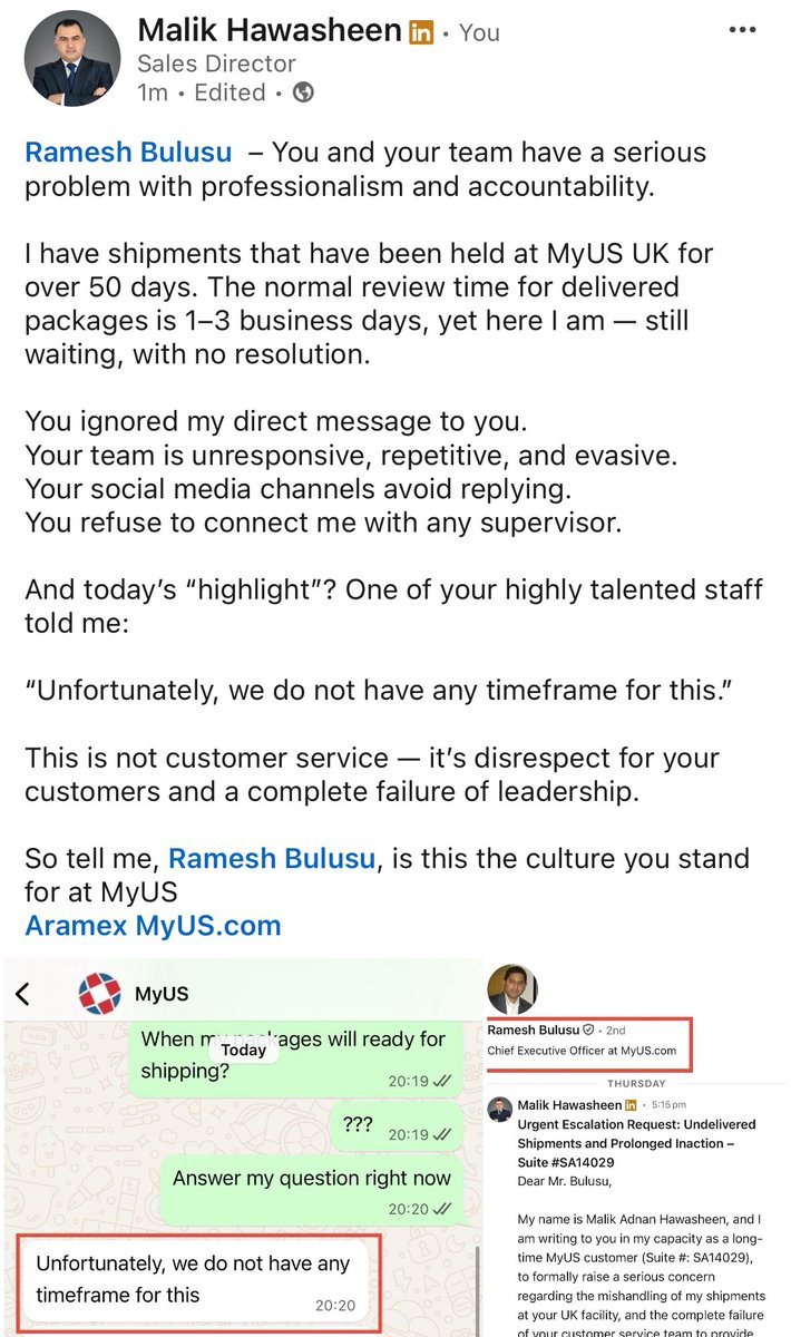 ElafProjects's tweet image. If the CEO doesn’t care! What you can expect from @MyUS_Shopaholic