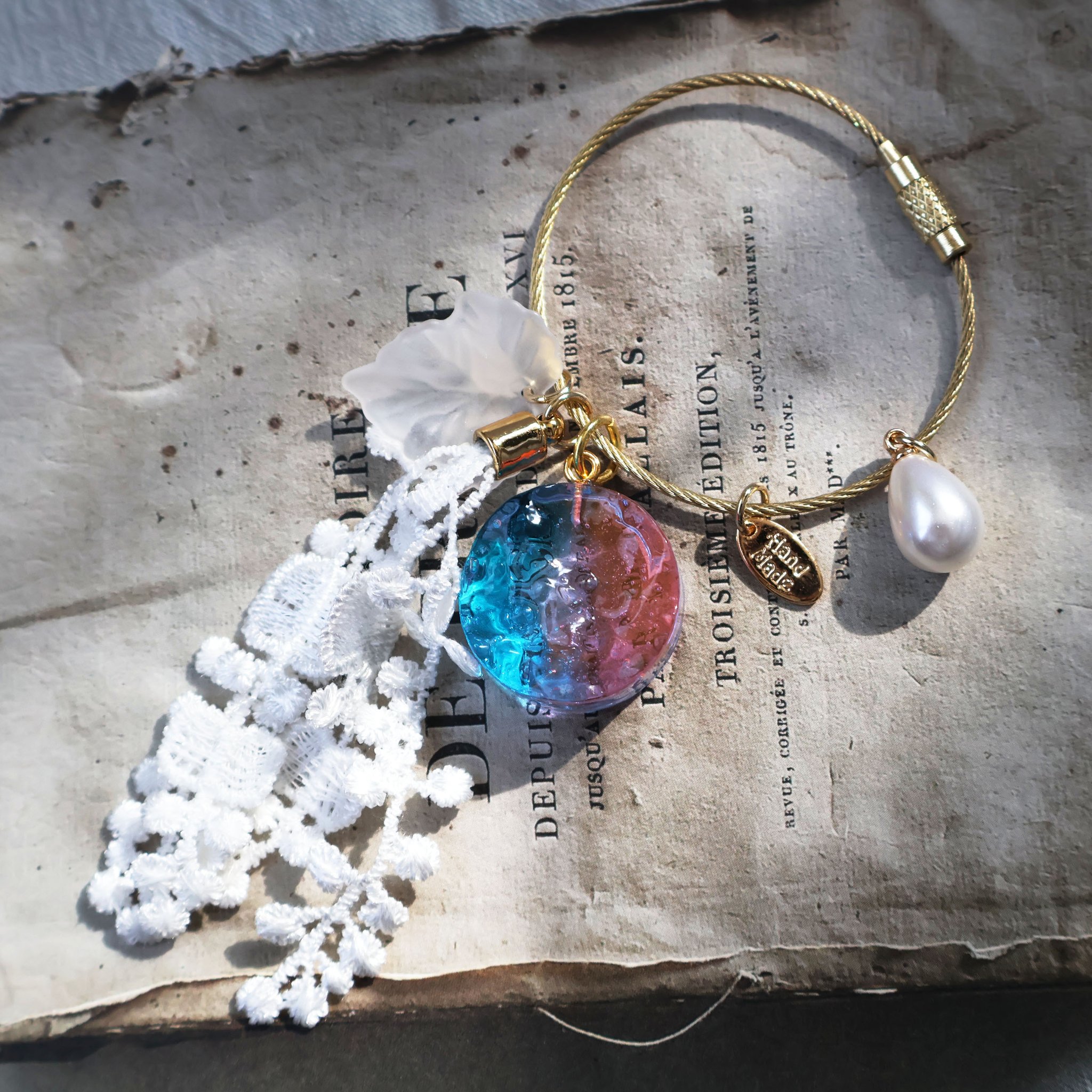 ✨yukiri---n✨A6 アクリルレジンバインダー　リング付き A6アクリルバインダー Light Blue - my binder | minne byGMO