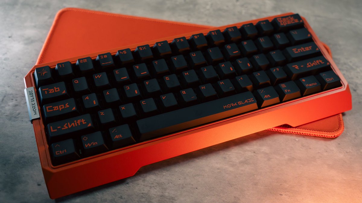 新品未開封MorkBlade MK60 Black Morkblade Mk60 Wired Magnetic Switch Mechanical Keyboard