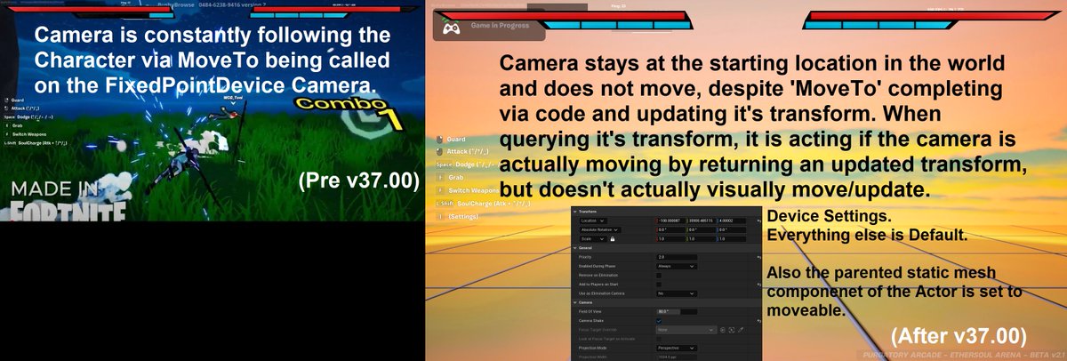 Bushy Browse (@bushybrowse) on Twitter photo Hey <a href="/FortniteStatus/">Fortnite Status</a>
Can my Ticket # FORT-950281 PLEASE be escalated? This is extremely urgent regarding Fixed Gameplay Cameras not being able to move, my island is broken because of this and I can't work.
My players cannot play my game at all (see image)😭😭
Ticket/Bug Hey <a href="/FortniteStatus/">Fortnite Status</a>
Can my Ticket # FORT-950281 PLEASE be escalated? This is extremely urgent regarding Fixed Gameplay Cameras not being able to move, my island is broken because of this and I can't work.
My players cannot play my game at all (see image)😭😭
Ticket/Bug
