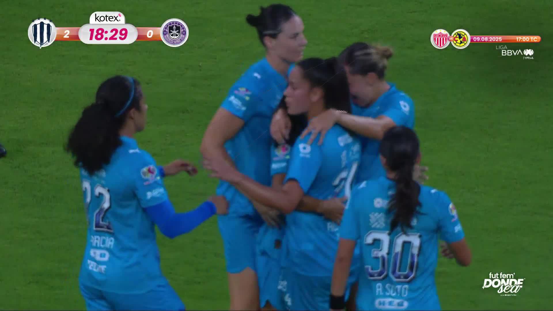 19’ Con recorte incluido y disparo a puerta, Ale Lua puso el 2-0. 😮‍💨👟