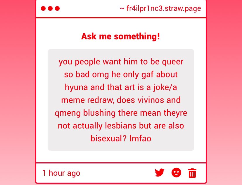 IM LAUGHING SO HARD WHAT DID BISEXUALS DO TO U BRO