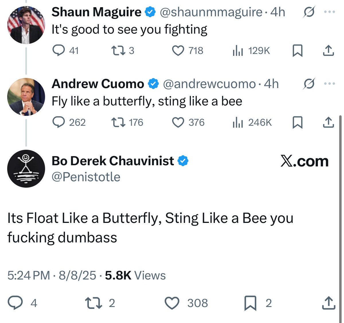 Cuomo stacking L’s all over the place