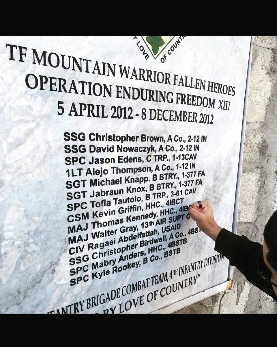 FlorentGroberg's tweet image. August 8th. Alive Day.

A day that reminds me of the cost of service.

Honoring CSM Kevin Griffin, MAJ Thomas Kennedy, MAJ Walter Gray, and USAID’s Ragaei Abdelfattah.

Service is more than wearing a uniform,  it’s standing shoulder to shoulder, running toward danger so others…