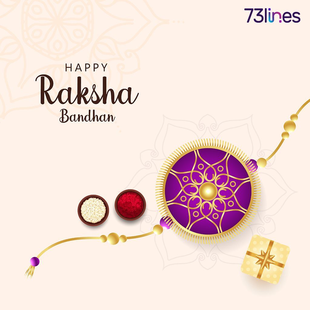 73_Lines's tweet photo. Happy Rakshabandhan!
On this auspicious day, may the divine bond of love and protection between siblings grow stronger with each passing year. May your relationship be filled with respect, warmth, and unwavering support. #73lines #HappyRakshabandhan #BondOfLove #SiblingGoals https://t.co/3EKtUrjLqc