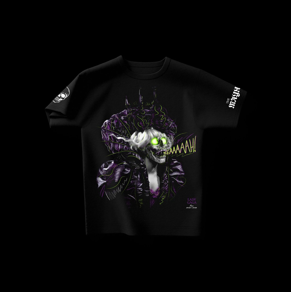 lady gaga - MAYHEM
the beautiful nightmare that knows her name t-shirt

<a href="/ladygaga/">Lady Gaga</a>