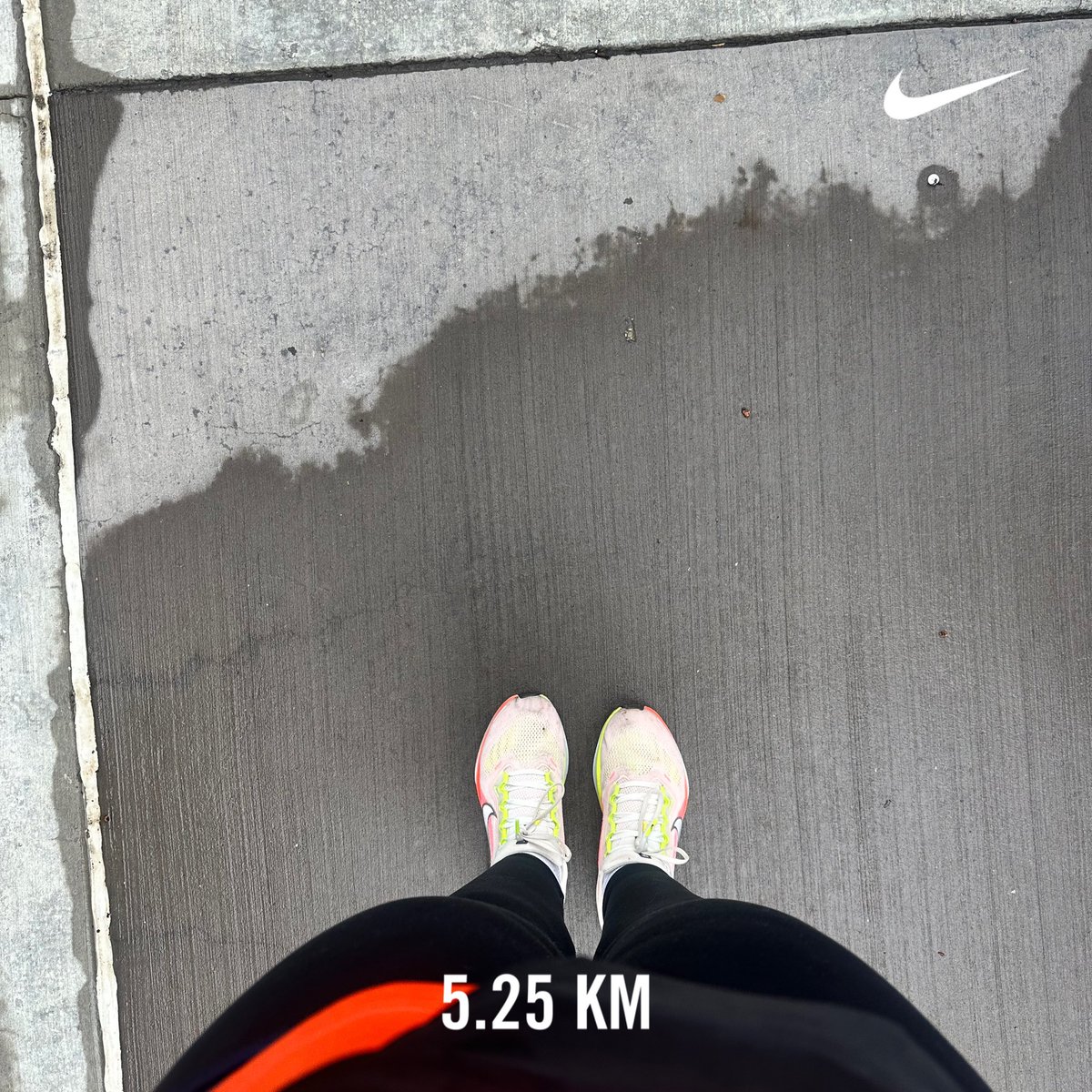 Pretty much the same route 2 days in a row. Yesterday I ran on my own, today I ran with some colleagues &amp; ran .25 more KM in 5 less mins. In the last 3 days I’ve played ball hockey, slo pitch &amp; done 2 runs so I’m tired. Sleep tonight will be good #yegvirtualrunningclub ☀️🌧️😴🏃🏻‍♀️💪🏼