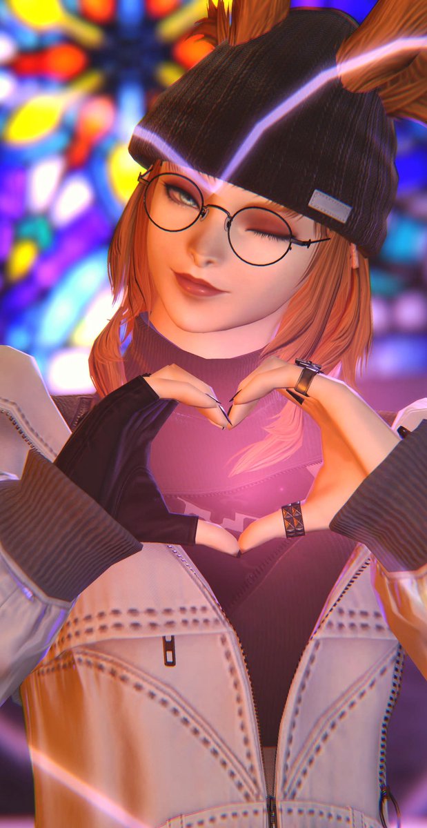 Gosh I'm already loving the new portrait mode and PvP outfits 🖤🤍! 

#gpose #FFXIV