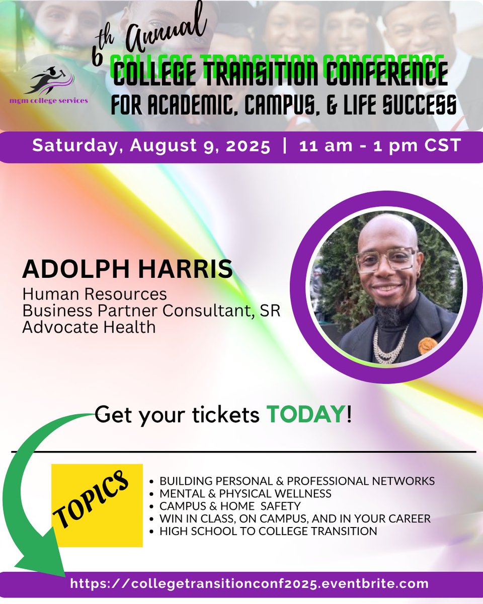 “Your net worth is in your network.”

The power of personal &amp; professional networks offers connections, community, &amp; opportunities.

Adolph Harris,<a href="/advocatehealth/">Advocate Health Care</a> HR leader, has an extensive network &amp; is sharing how to build one at any age/stage.

Join us. bit.ly/3GXA5HY