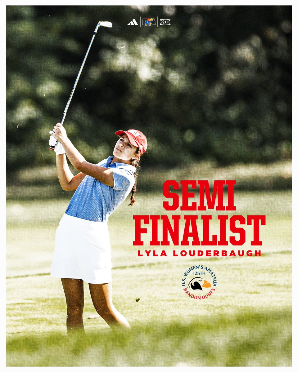 ONTO THE SEMIS! 

Lyla takes down the #1 amateur in the world to move onto the semifinals of the US Women’s Amateur! 

#RockChalk