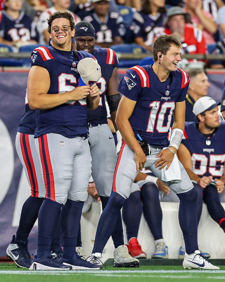 I wonder what Will said 🤣

<a href="/will_campbell66/">Will Campbell</a> | <a href="/DrakeMaye2/">Drake Maye</a>