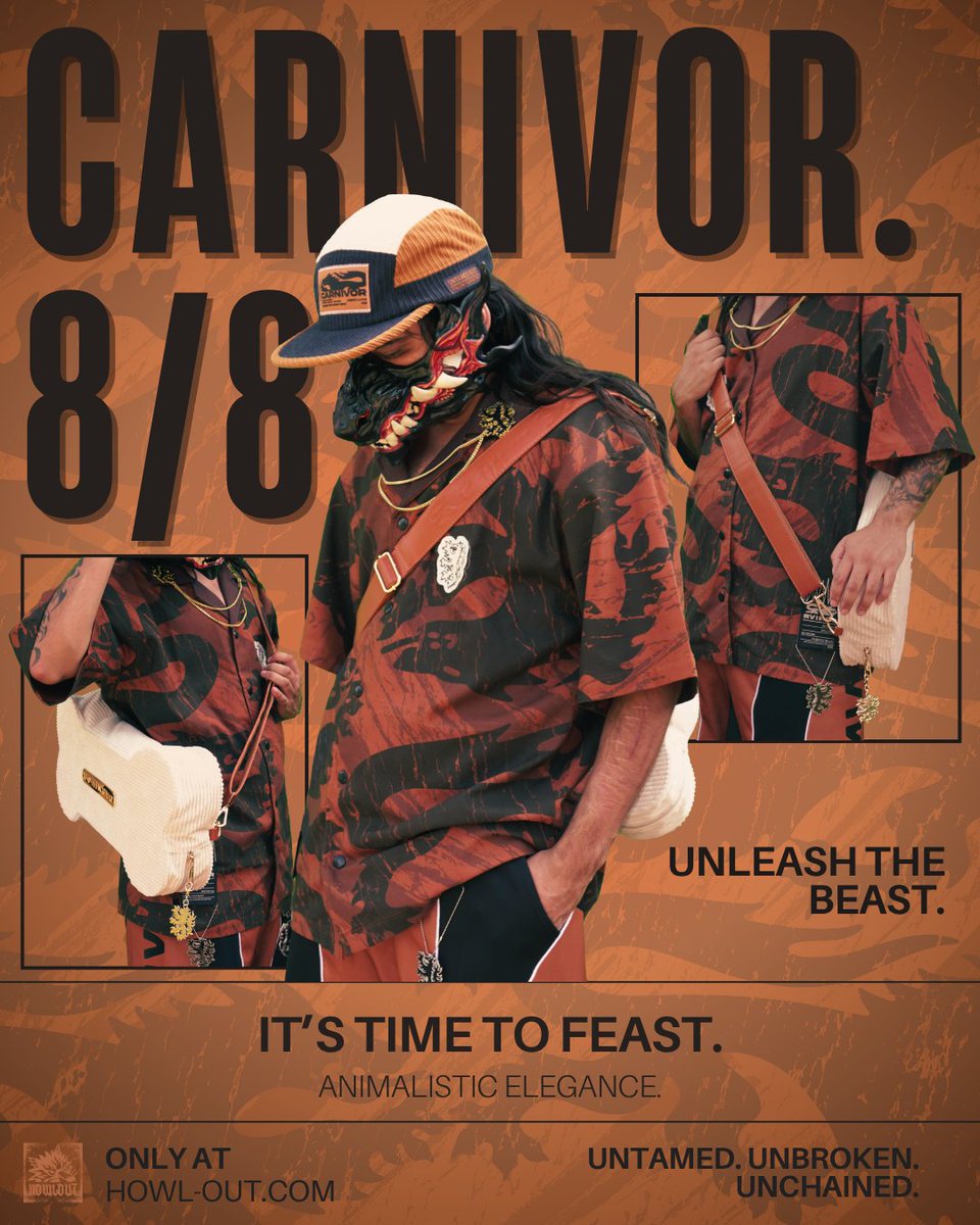 howl_out's tweet photo. Calling all carnivor's, are you ready to feast?  

Now live. 🐺🔥 https://t.co/7Li6dxMXGy