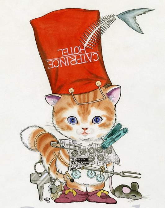 Happy Belated #WorldCatDay! 
(Illustration by #OsamuTezuka)