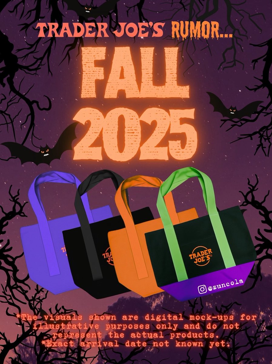 zuncola's tweet photo. 今秋発売予定のハロウィンミニキャンバス、4つのデザインが明らかに‼️

当初のウワサ、オレンジ🧡以外にも黒🖤とか紫💜もいいかもー、とつぶやいてたらホントになった！😳
でもいつもの白地じゃなくてベタ一色⁉️
さらに驚きなのが、黒、グリーン、紫をmixしたスペシャル版まで入ってます✨🤭
#トレジョ https://t.co/o4HwKJwBdv