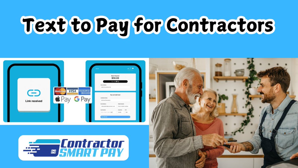 Text to Pay for Contractors is a fast, secure, and hassle-free way to collect payments with no fees without needing a website or complicated setup.
contractorsmartpay.com/text-to-pay/