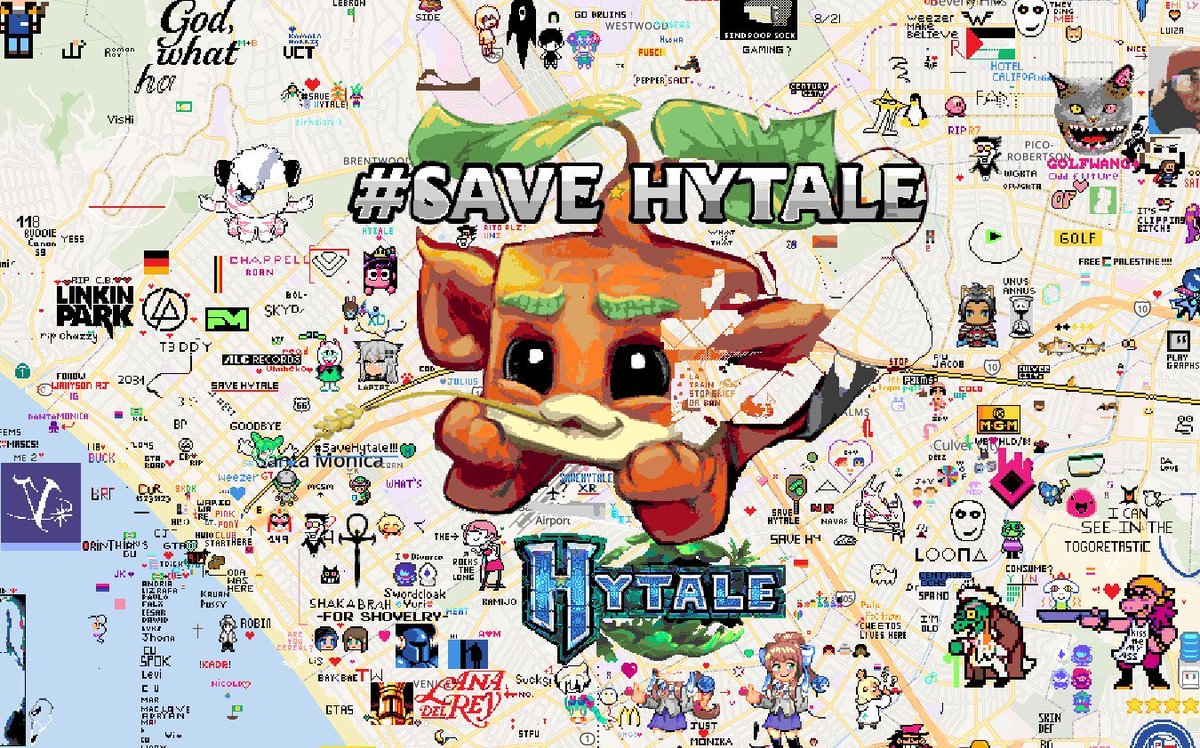 TheVerdantBear's tweet image. Hey @Simon_Hypixel! Did you see what we're doing on Wplace? It's right above Riot HQ!