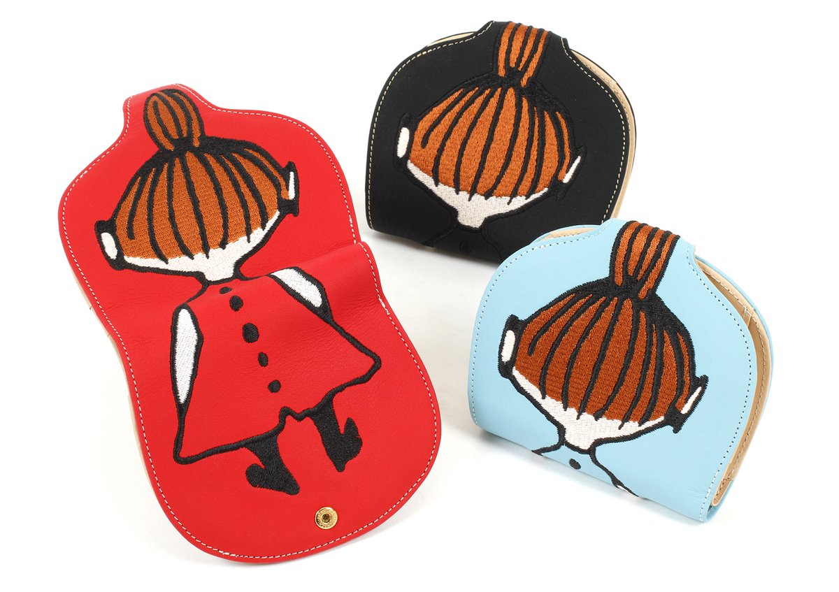 👛リトルミイのお財布👛 リトルミイの後ろ姿を刺繍で大胆にあしらった