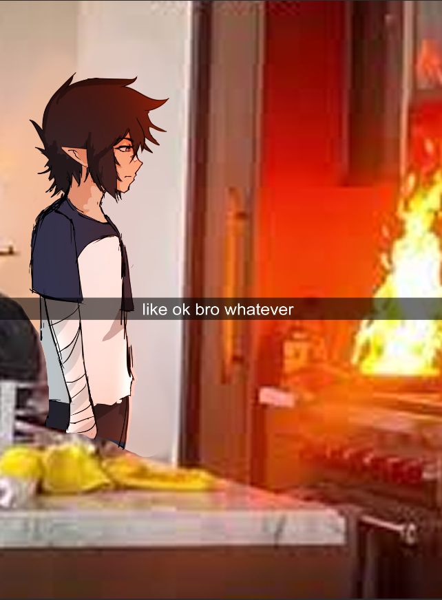 blue canonically cannot cook #oc
