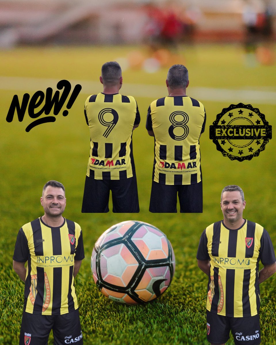 HOY EN EXCLUSIVA OS TRAEMOS LA NUEVA EQUIPACIÓN DE NUESTRO 2° REGIONAL 💛🖤💪⚽️🤟

Queremos agradecer al Bar Casino,Damar e Inpromo por su colaboración con nuestro Club Atlético Monzalbarba.¡¡ AÚPA MONZAL Y NADA MÁS !!