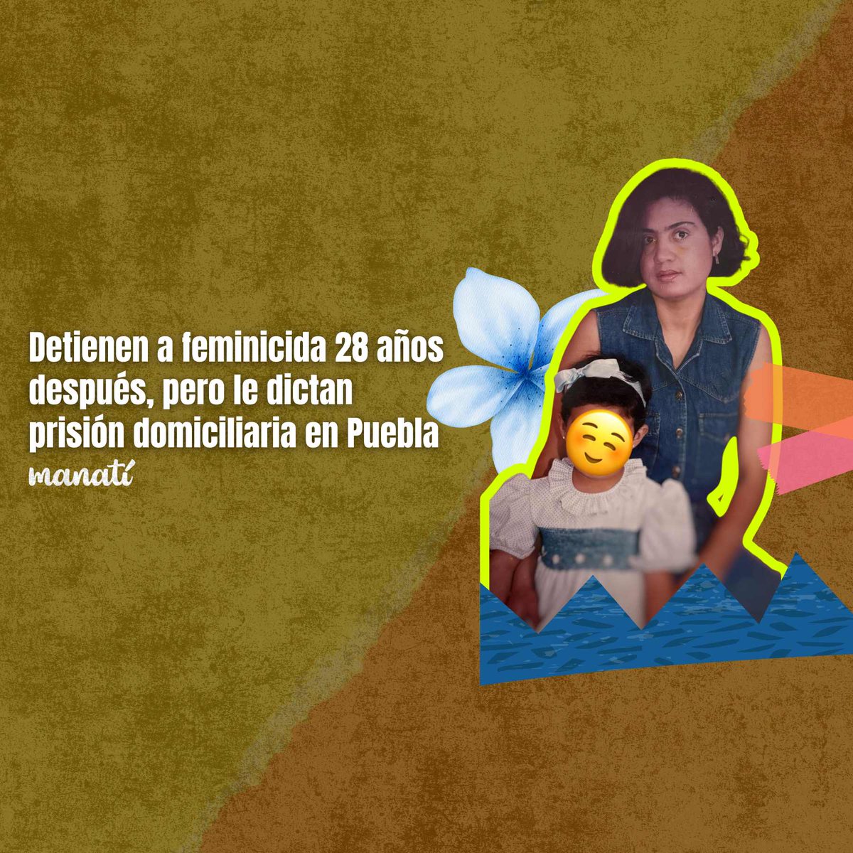 Manatimx's tweet photo. 🚨| Adriana Carreón Santos fue asesinada frente a su hija de 5 años de edad por Gildardo N., su pareja.

🟣El hecho ocurrió hace 28 años; el sujeto fue detenido en 2025, pero temen de que se fugue.

Va hilo con nota de @lupjmendez 🧵
👉https://t.co/ZQKlB2ZWYq https://t.co/TWQJRt9jOb
