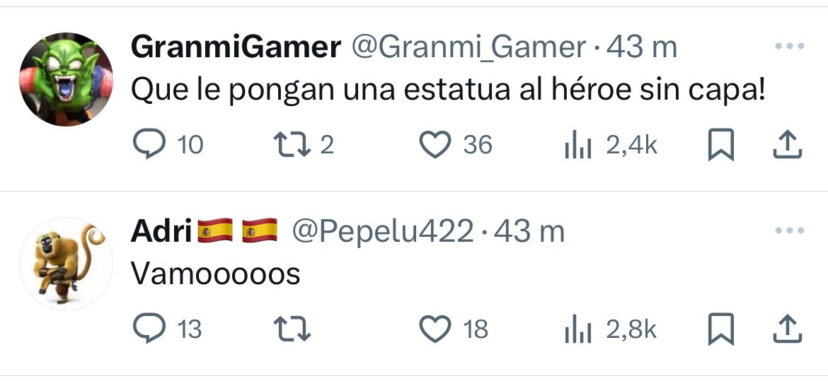 Abro hilo de fachas alegrándose de que arda la mezquita-catedral de Córdoba, antes de que borren. La inmensa mayoría son hooligans de Vox. Podéis comprobarlo en sus perfiles. 

Esto es solo una muestra. Hay miles de comentarios así en esta red. A esto es a lo que nos enfrentamos.