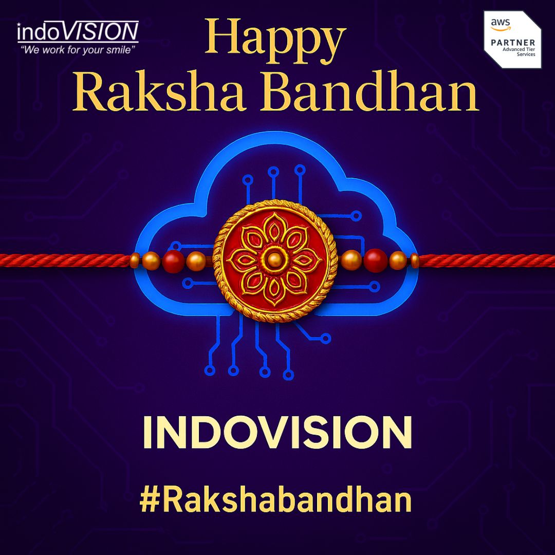 Indovision_S's tweet image. This Rakshabandhan, we honor the timeless bond of protection—with a modern twist.

Just like a Rakhi, Indovision safeguards your digital journey.

#HappyRakshabandhan #IndovisionRakshabandhan #Indovision #AWSCloud #AmazonWebservices #CloudSolution #CloudServices
