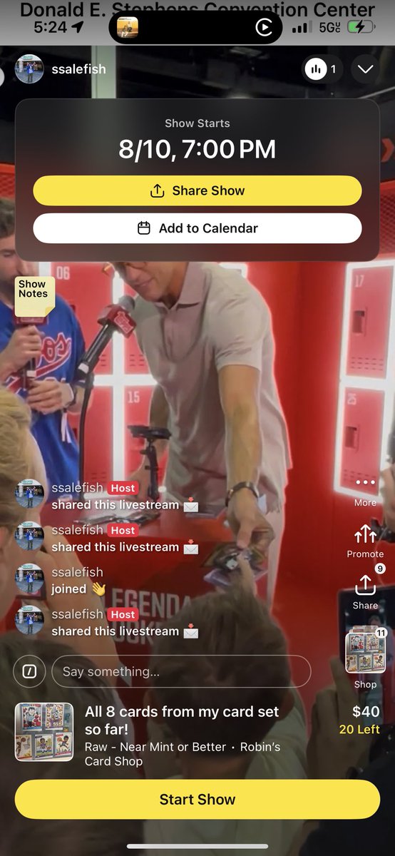 Robin’s Card Shop on Whatnot Sunday, bookmark here: whatnot.com/s/MOxlzjm5