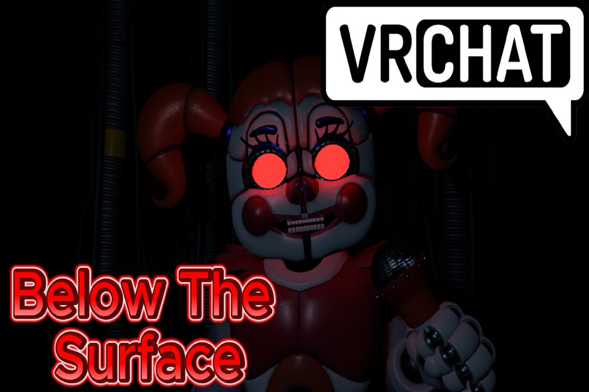 pizzaduffyhp90's tweet photo. 30 minutes until it Premieres. If y'all are interested. https://t.co/I69i13d0UU #FNAF #FNAF11thAnniversary #SisterLocation #BelowTheSurface #VRChat https://t.co/q2yoxmV8Dm
