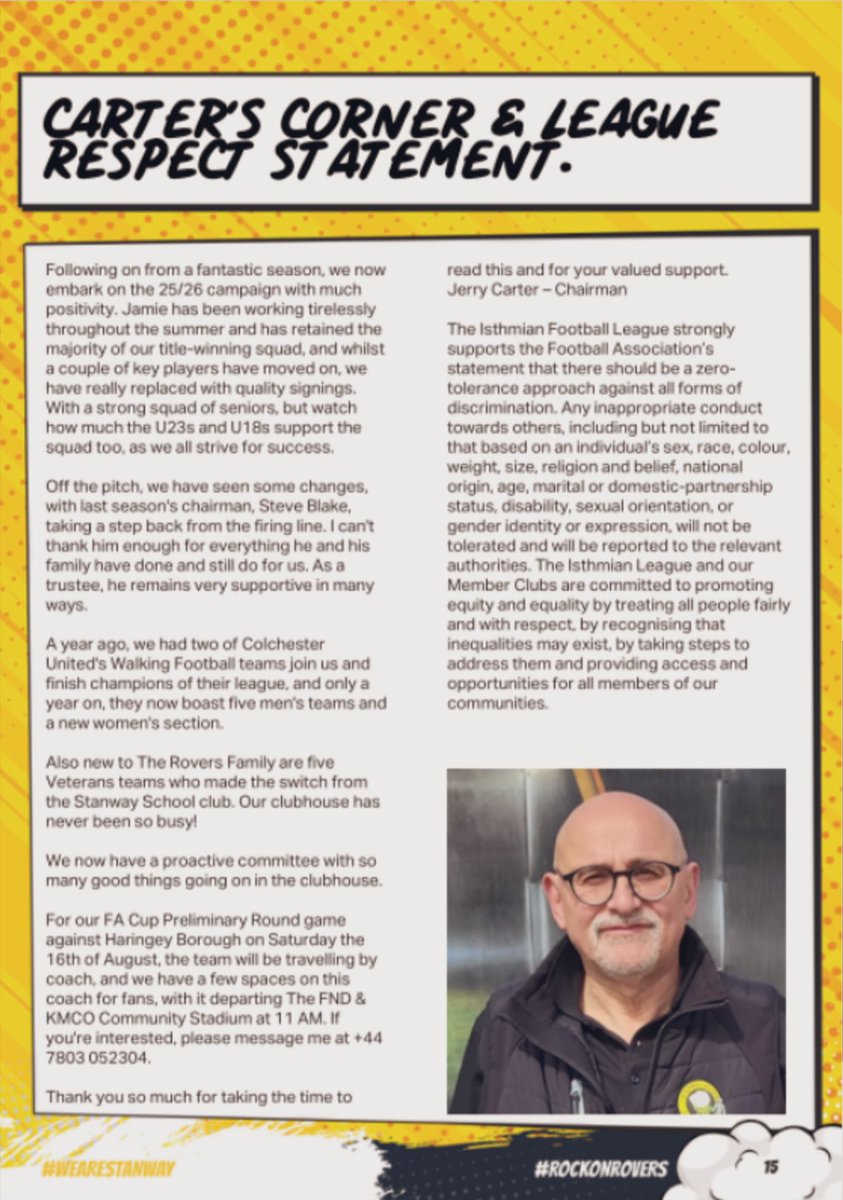 Stanway Rovers FC tweet media