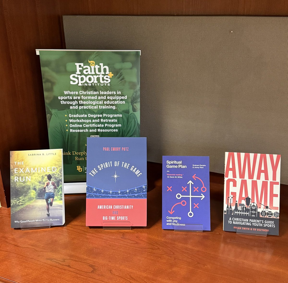 Paul Putz (@p_emory) on Twitter photo I’m biased, but these four offer a pretty good foundation for Christians engaging in sports.
You get history, philosophy, spiritual formation, and the place of sports in the Bible.
You’ll see how Christians have approached sports in the past and guidance for how we should today I’m biased, but these four offer a pretty good foundation for Christians engaging in sports.
You get history, philosophy, spiritual formation, and the place of sports in the Bible.
You’ll see how Christians have approached sports in the past and guidance for how we should today