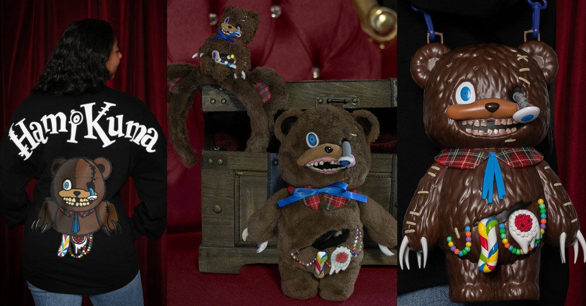 HaniKuma is coming to Halloween Horror Nights Orlando &amp; Hollywood!!! He's a scary-cute bear, and may I now submit my application to be his biggest U.S. fan???!!! 

Here are the details:  
superenthused.com/2025/08/08/hhn…

#HHN34