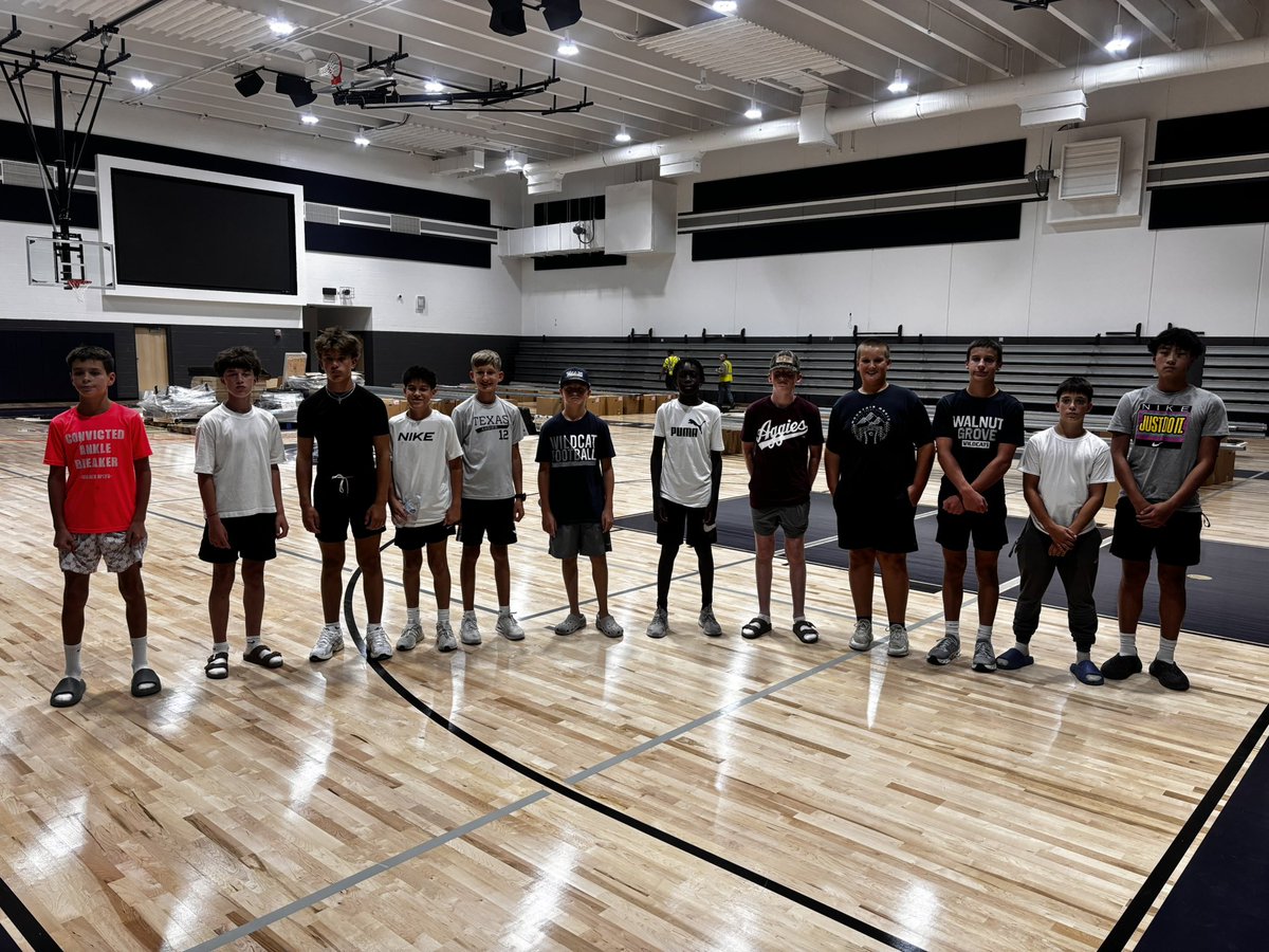 Super appreciative of these young men coming up and helping out at Rogers today. Ready to get started!!