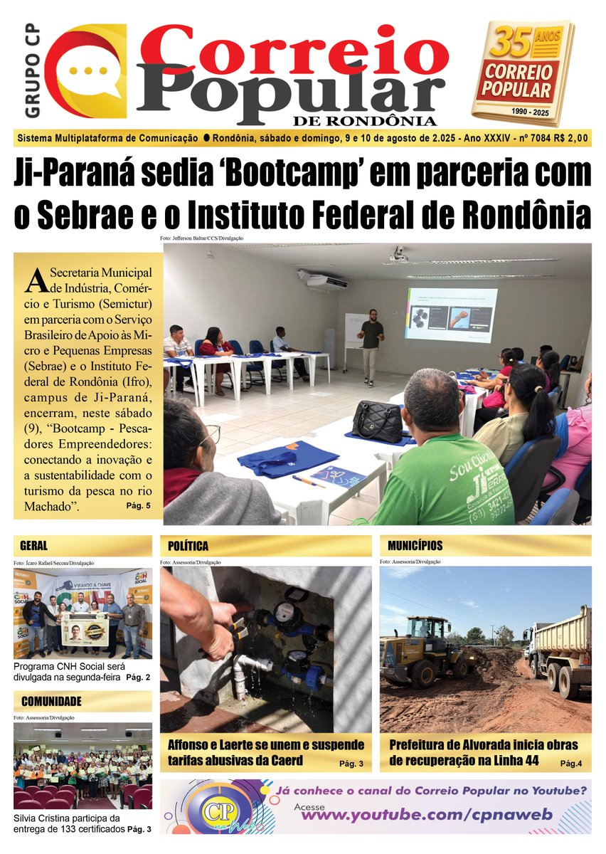 correiopopular_'s tweet image. Semictur realiza ‘Bootcamp’ em parceria com o Sebrae e Ifro

correiopopular.news/vernot.php?id=…

#semictur #ifro #bootcamp #sebrae