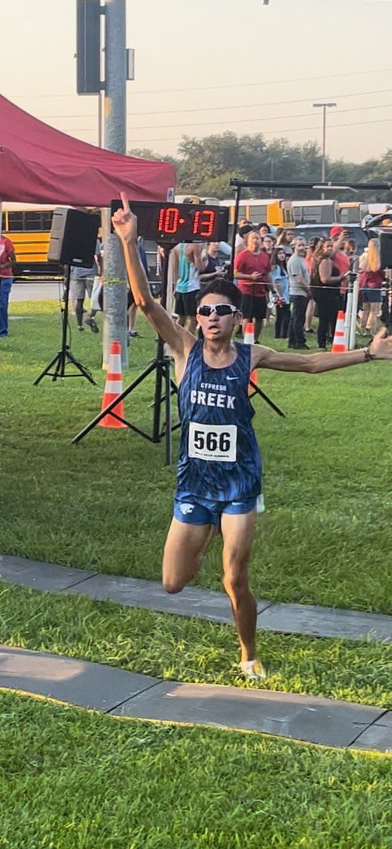 Cougar Runners doing what they do...
Off and Running...

Seniors Joaquin Miranda wins the Dawson XC invite and Xiomara Sanchez 9th out of 100+ runners.

New 9th freshman runners raising up getting 4th and 15th. <a href="/CFISDAthletics/">CFISDAthletics</a> <a href="/cycreekhs/">Cy Creek High School</a> <a href="/CyCreekBooster/">CyCreekBooster</a>