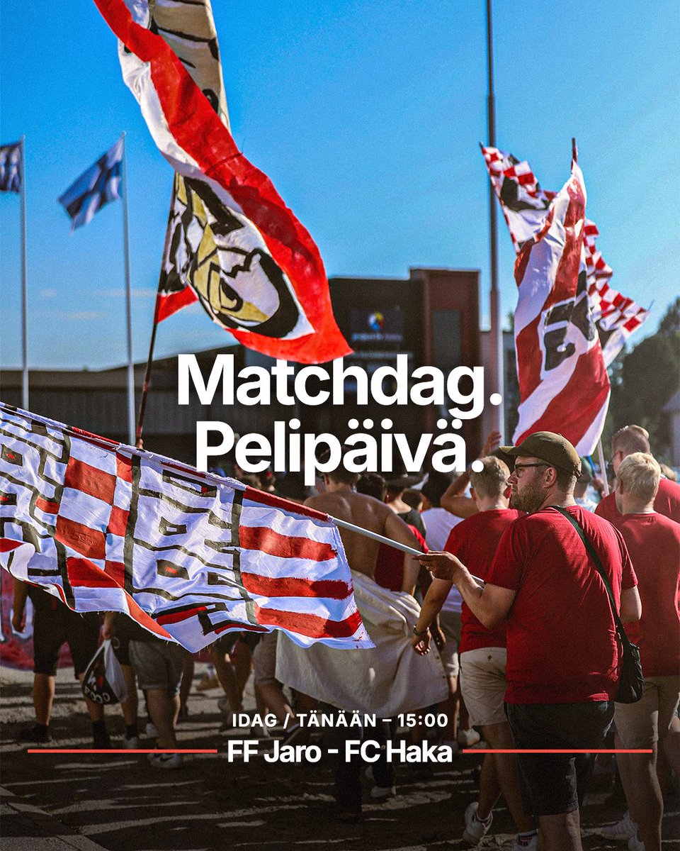 Vi möts på arenan. ❤️
Areenalla tavataan. ❤️