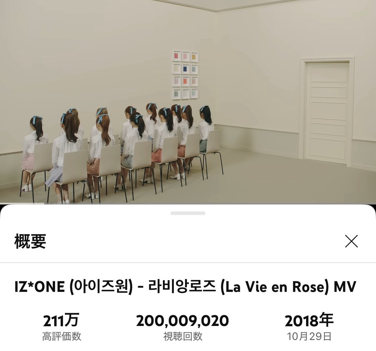 tosuka4's tweet photo. 2億

IZ*ONE (아이즈원) - 라비앙로즈 (La Vie en Rose) MV 

https://t.co/zKe6C8yOZK 
#IZONE https://t.co/Iei839AvcN