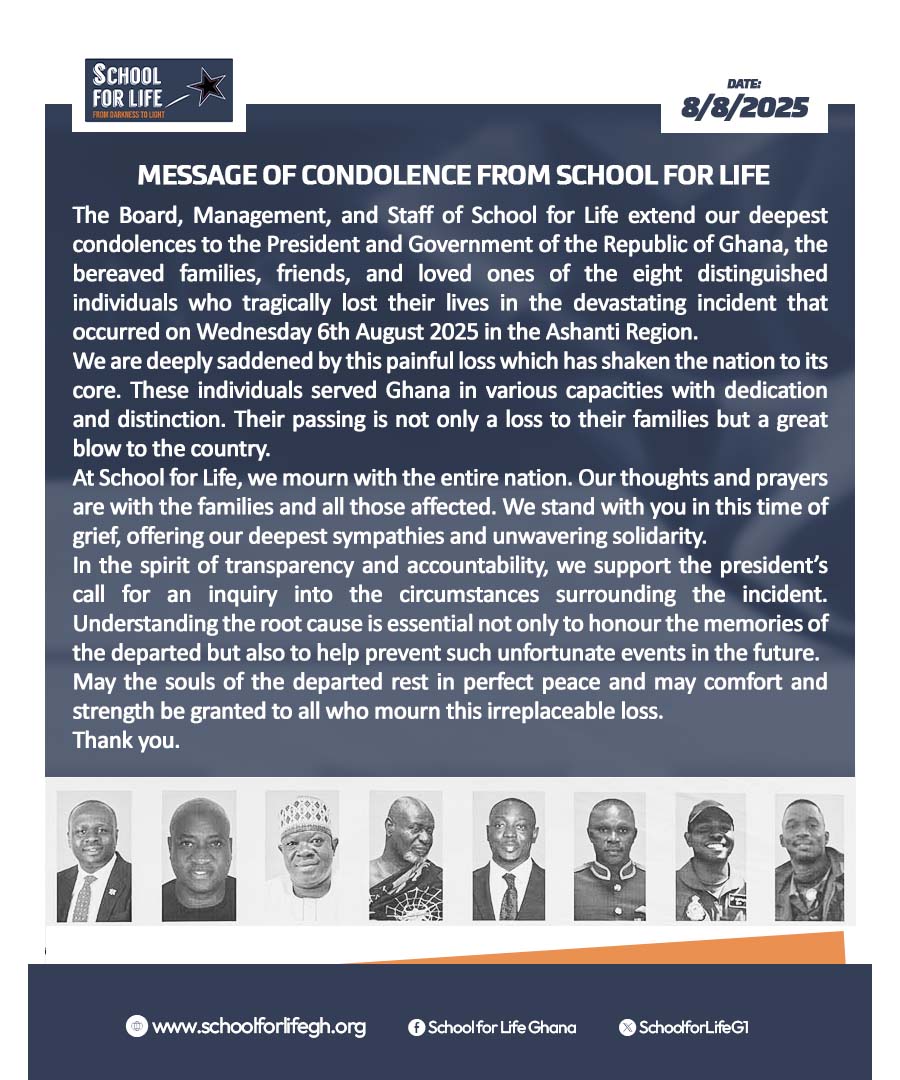 SfL mourns with Ghana on the tragic incident that occurred on Wednesday, August 6.😔 😟