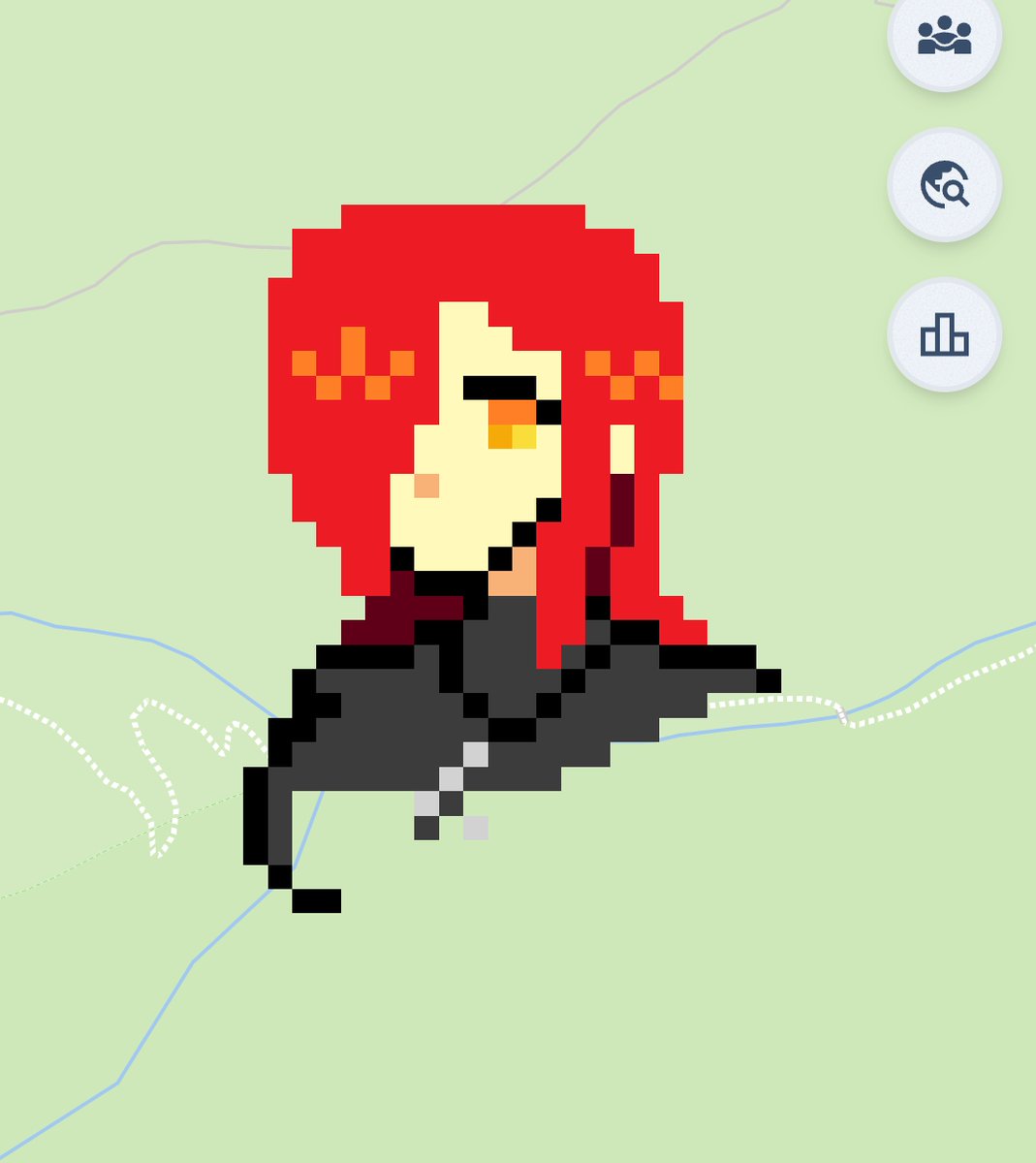 Parasoul WIP in Wplace 

#skullgirls
