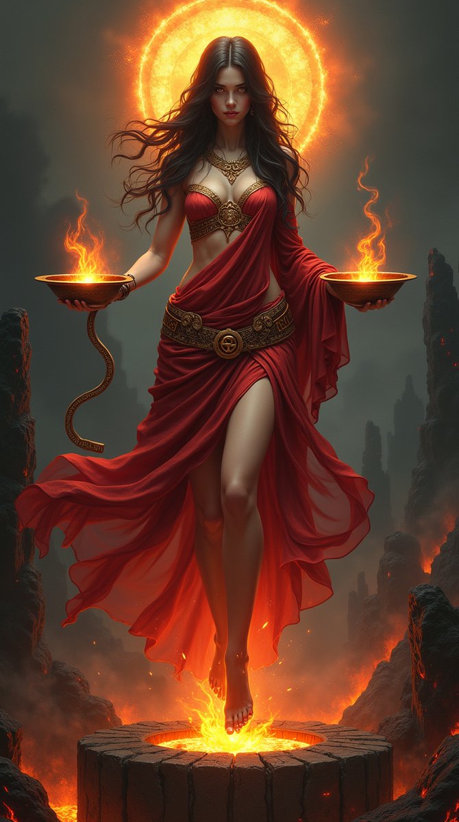 MstrAndr_ART's tweet image. Ember-Crowned Oracle.

#FireOracle #EmberSorcery #Fantasy18plus #VolcanicVision #MysticPriestess #ArcaneFlames #DarkFantasyBeauty #DigitalProphetess #AIart #EpicMysticism #FirelightOracle #SeductiveFlame #MythicWitch #aiart