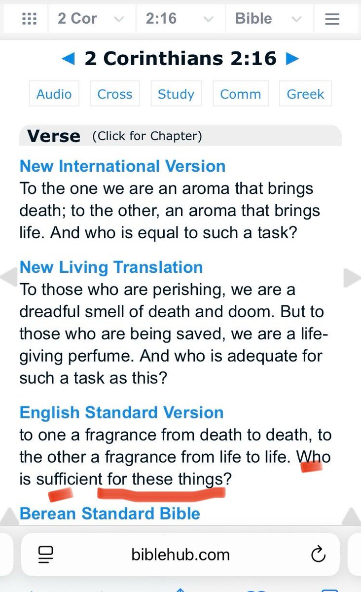 ChristOurHopeM's tweet image. #WhoIsSufficient 
#HumilityBeforeGod 

Life and death flowed through the life of apostle Paul — as He witnessed the awakened spirits of those who received his message — and the death sentence of those who didn’t— like Elymas (Acts 13).

And he asked, “who is sufficient for these