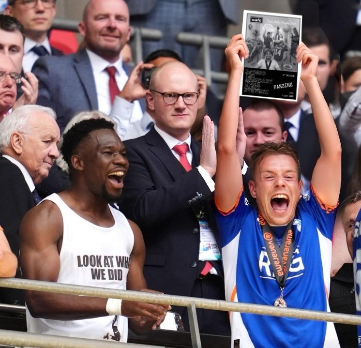 Fed up of the shite you read on #oafc? 

Read more shite in the free BTBPAS Fanzine at tomorrow’s game.

Grab a copy from - Pete’s spot (IYKYK); North Stand car park entrance; corner of RRE.

No refunds.