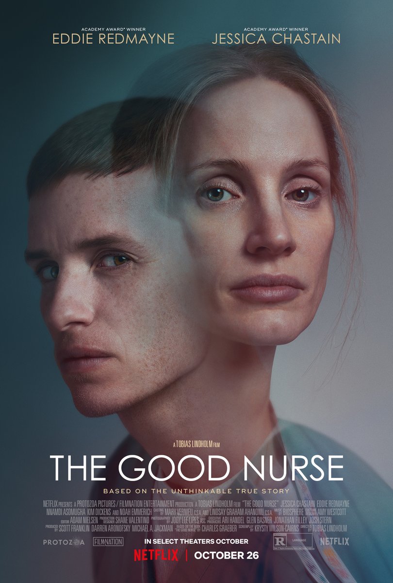 EL ÁNGEL DE LA MUERTE(The Good Nurse)
#Netflix el título destruye el misterio
#movies #Cinema #MovieReview #film #peliculas #movie #cine
Ves el póster y descubres que Eddie Redmayne es el enfermero asesino y Jessica Chastain es la buena que salva el día
filmsandus.blogspot.com/2025/06/the-go…