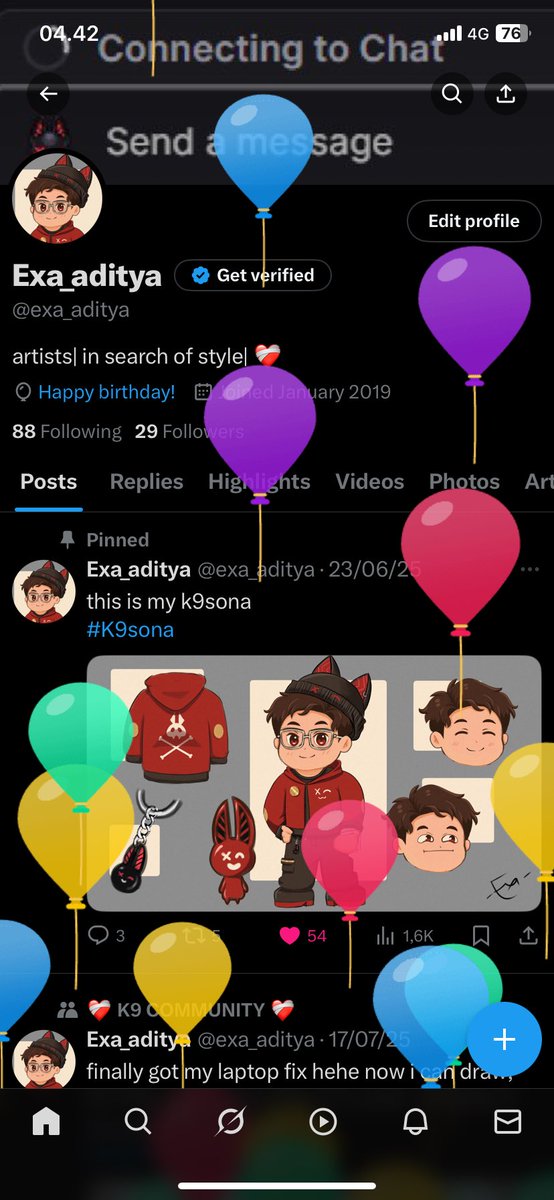 exa_aditya's tweet image. Yeaayyy balloon day!