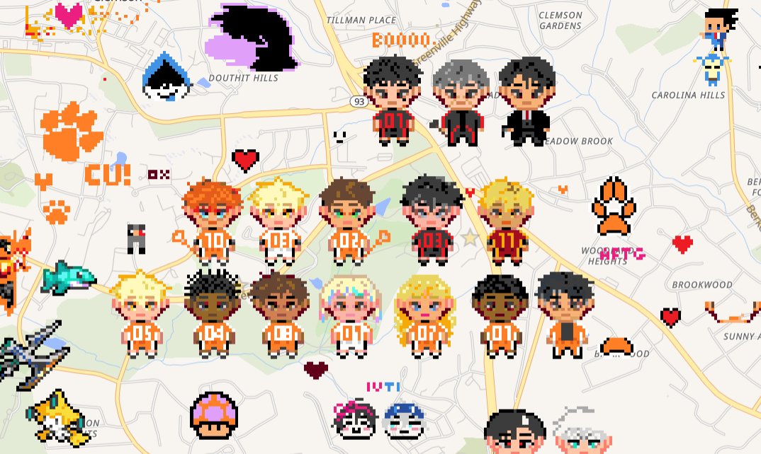 you may think that I've been silent because I escaped the clutches of aftg but I built this little army on wplace pixel by pixel (hi)