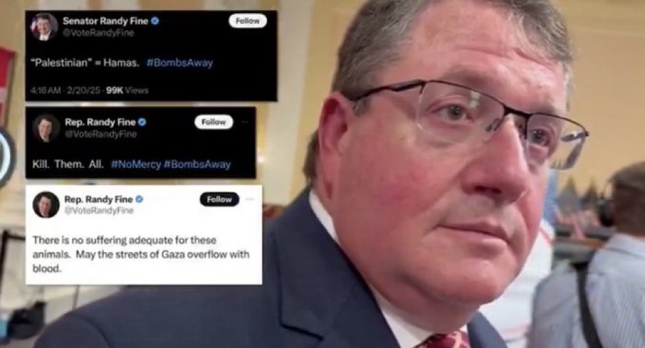 I think Randy Fine should be arrested for terrorism. 

Do you agree?