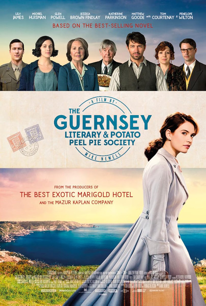 The Guernsey Literary &amp; Potato Peel Pie Society en #Netflix Una escritora que encuentra una buena historia sobre el poder de los libros
#movies #Cinema #MovieReview #film #peliculas #movie #cine
Comienza muy bien, pero se transforma en una telenovela cursi
filmsandus.blogspot.com/2025/07/the-gu…