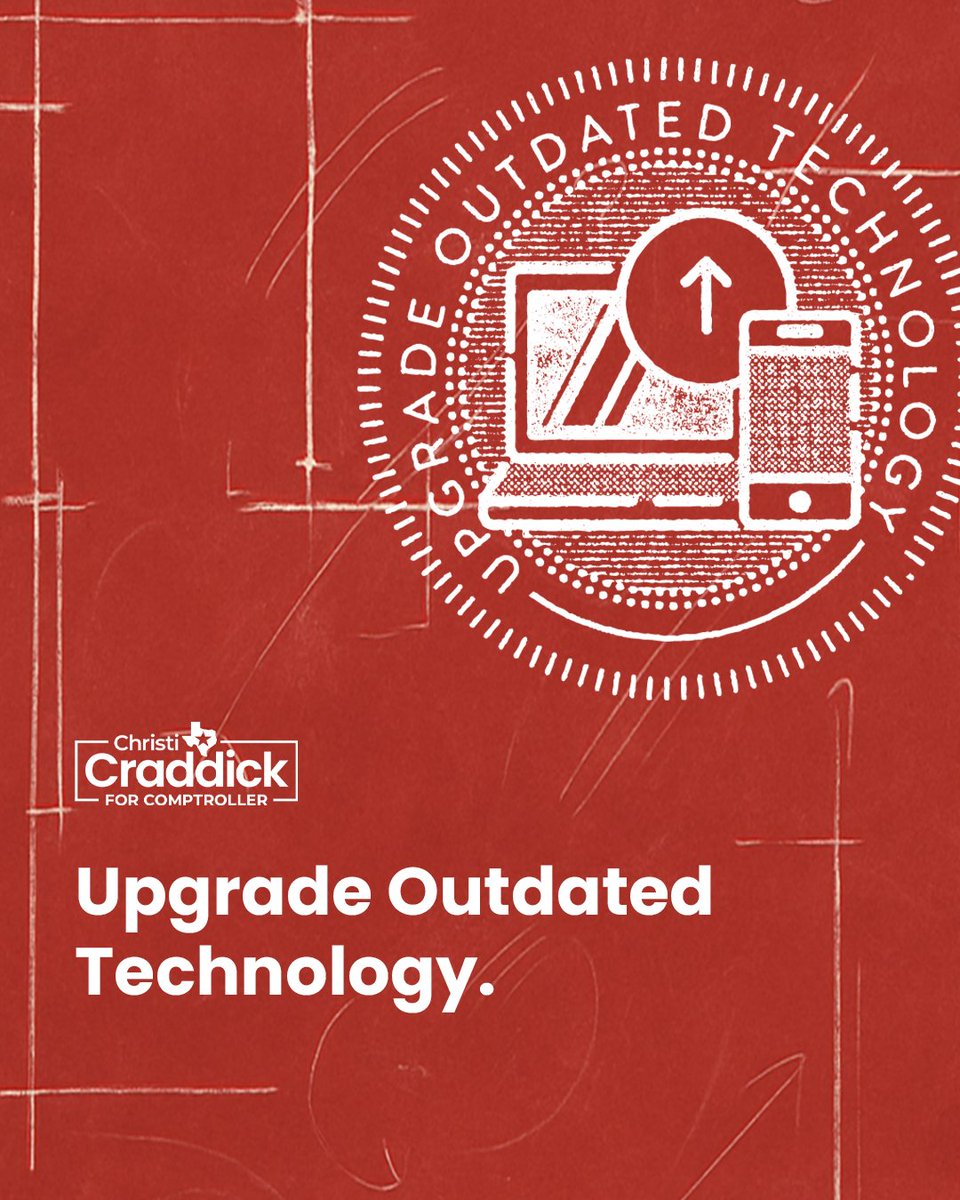 Modernization and making government more efficient aren't buzzwords.

They're how we protect your money, stop fraud before it starts, and run a government that works. That's what I'll deliver as your next Texas Comptroller.