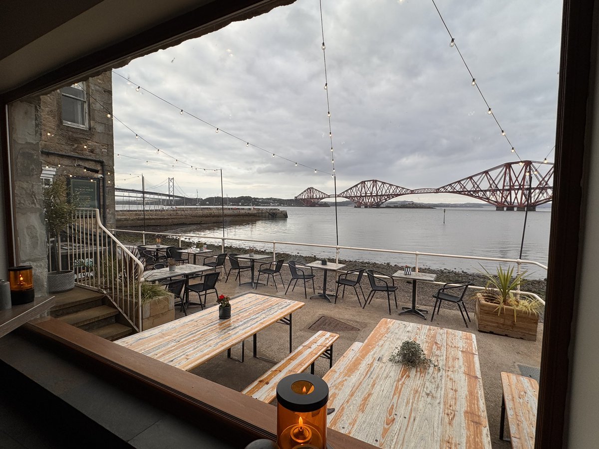 That moment when you realise as a travel writer that you’ve not spent more than three nights at home since April, but your local restaurant is up there for views with anywhere. Great food too. And it wasn’t work. Bliss. <a href="/TravWriters/">BGTW</a>