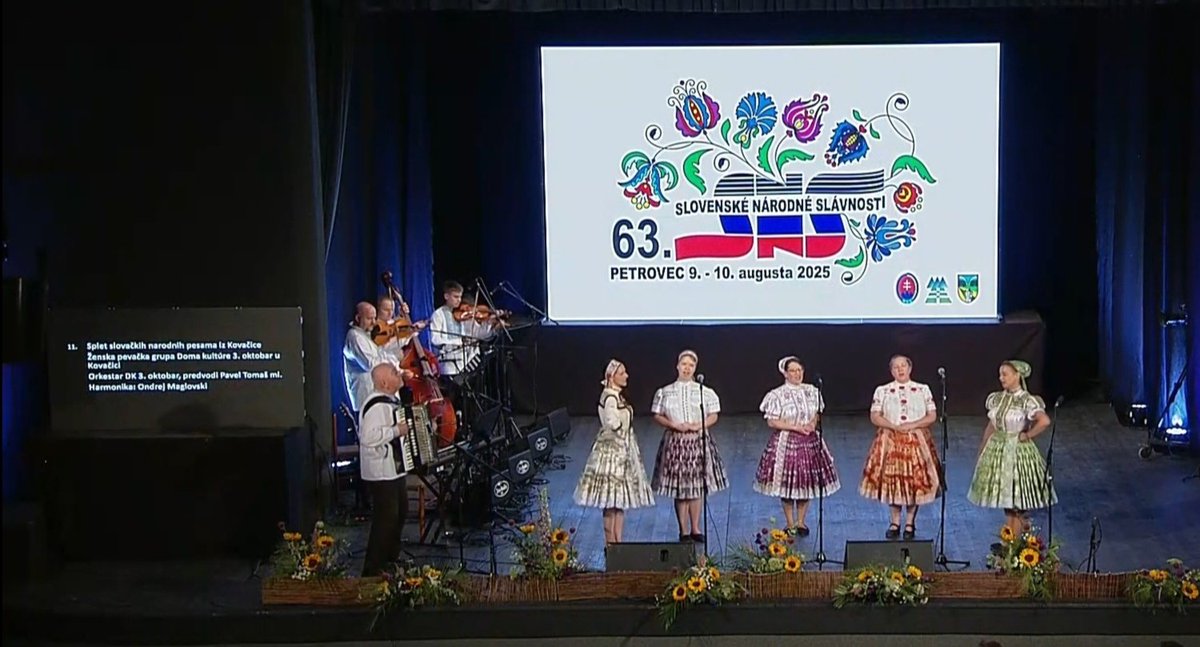 PSRRMSLS's tweet image. Секретар Софић на отварању Словачких народних свечаности
Покрајински секретар Александар Софић присуствовао је данас свечаном отварању 63. Словачких народних свечаности у Бачком Петровцу које се одржавају под слоганом „У част племенитим делима и годинама“.
sk.in.rs/6bT