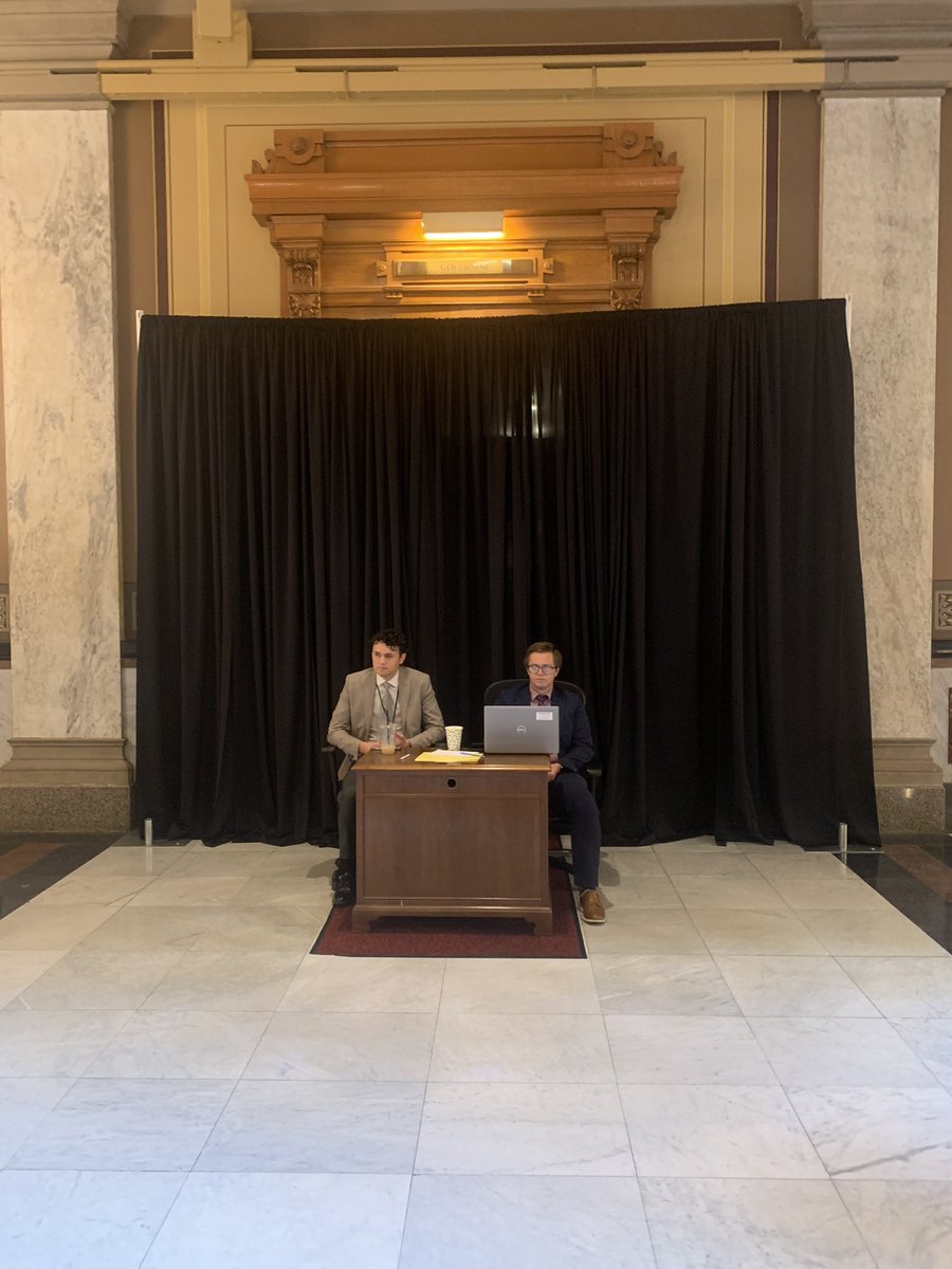 INDems's tweet photo. Indiana Republicans: as transparent as a black curtain behind a closed door. https://t.co/bDOvMvEJqW